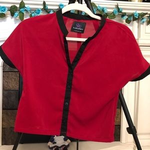 SOLD Plains and Prints Crop Top